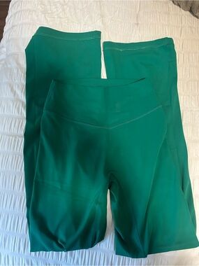 Vitality Women’s High-Waist Athletic Leggings in Emerald Green